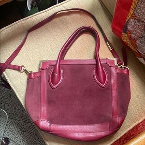 Foley + Corinna Burgundy Shoulder Bag